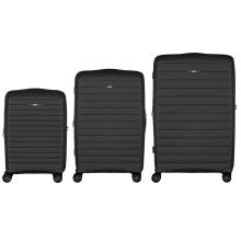 Набір валіз на колесах 2E Aero 3 в 1 (S,M,L) (2E-SPP-AERO-SET3-BK) black