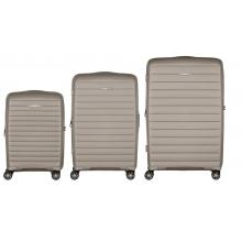 Набір валіз на колесах 2E Aero 3 в 1 (S,M,L) (2E-SPP-AERO-SET3-TP) gray-brown