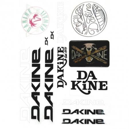 Набор наклеек DAKINE фирменные 2018 - 1 (000001) white