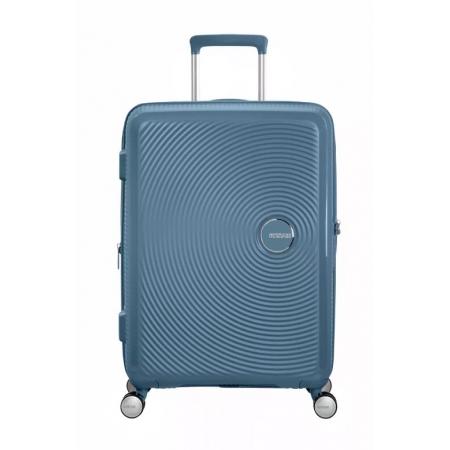 Валіза на колесах American Tourister Soundbox 71.5+9.5L (32G*51002) blue