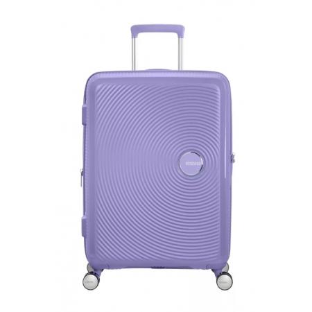 Валіза на колесах American Tourister Soundbox 71.5+9.5L (32G*82002) purple