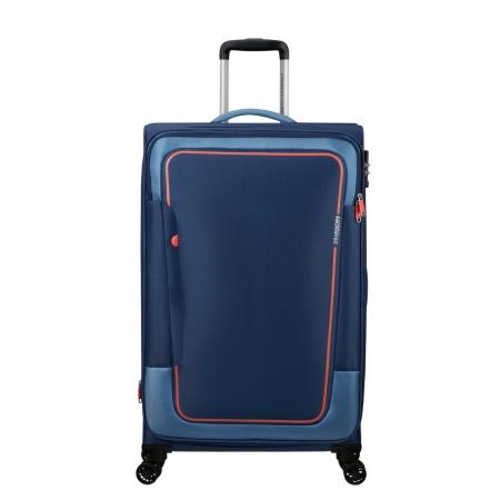 Валіза на колесах American Tourister Pulsonic 113+9L (MD6*41003) combat navy