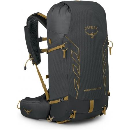 Рюкзак чоловічий Osprey Talon Velocity 30L (10005888) dark charcoal/tumbleweed yellow