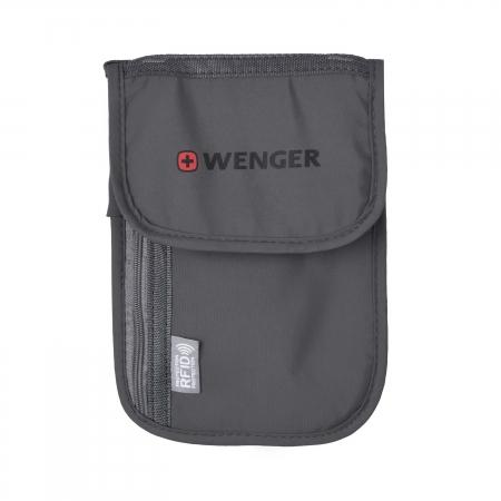 Гаманець Wenger Neck Wallet with RFID pocket (604589) carbon