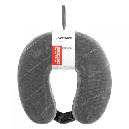 Подушка Wenger Memory Foam Travel Neck Pillow (611884) carbon