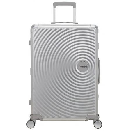 Валіза на колесах American Tourister Soundbox Alu 100L (MI3*25003) silver