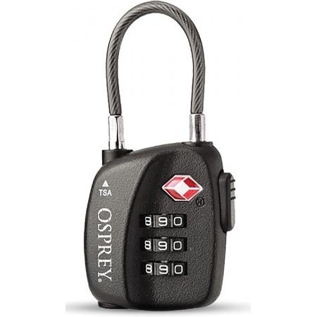 Замок для дорожніх сумок Osprey Travel Sentry Cable Lock (10004998) black