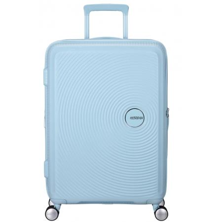 Валіза на колесах American Tourister Soundbox 71.5+9.5L (32G*22002) pastel blue