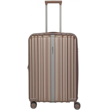 Чемодан на колесах Travelite Paros 63+6L (076748-60) cappuccino