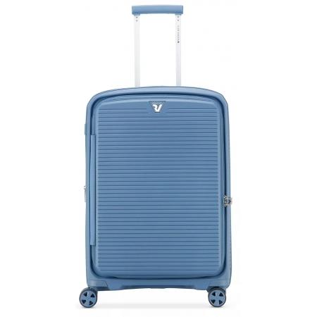 Валіза на колесах Roncato Arcade DLX 83+13L (41841233) espandibile blu avio