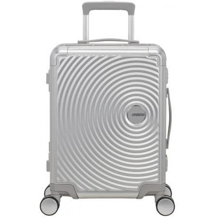 Валіза на колесах American Tourister Soundbox Alu 39L (MI3*25001) silver