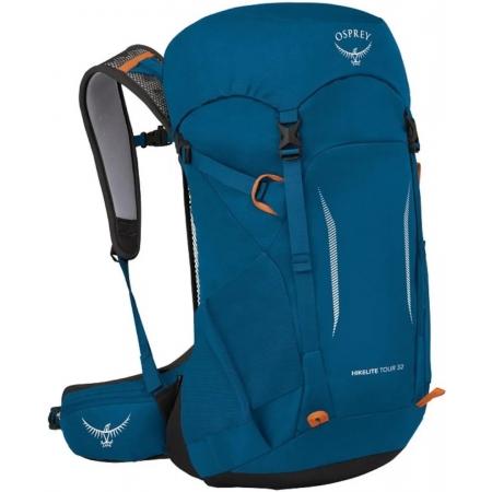 Рюкзак Osprey Hikelite Tour 32L (10006568) waterfront blue/tequila sunrise