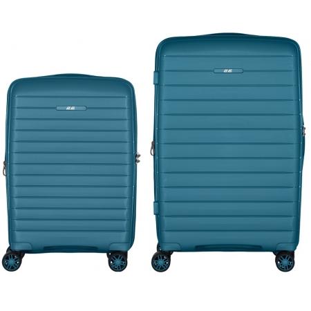 Набір валіз на колесах 2E Aero 2 в 1 (S,M) (2E-SPP-AERO-SET2-TB) blue