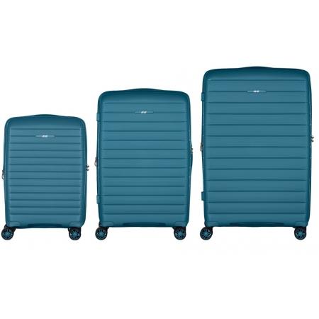 Набір валіз на колесах 2E Aero 3 в 1 (S,M,L) (2E-SPP-AERO-SET3-TB) blue