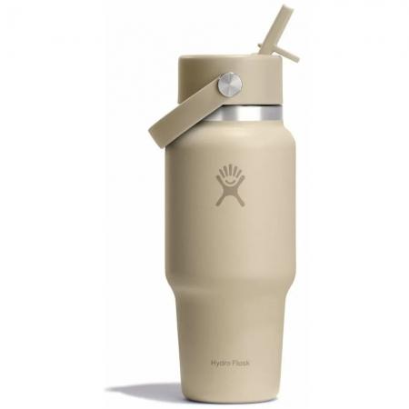 Термопляшка Hydro Flask Wide Flex Straw Travel Bottle 0.7L (W24FS042) oat
